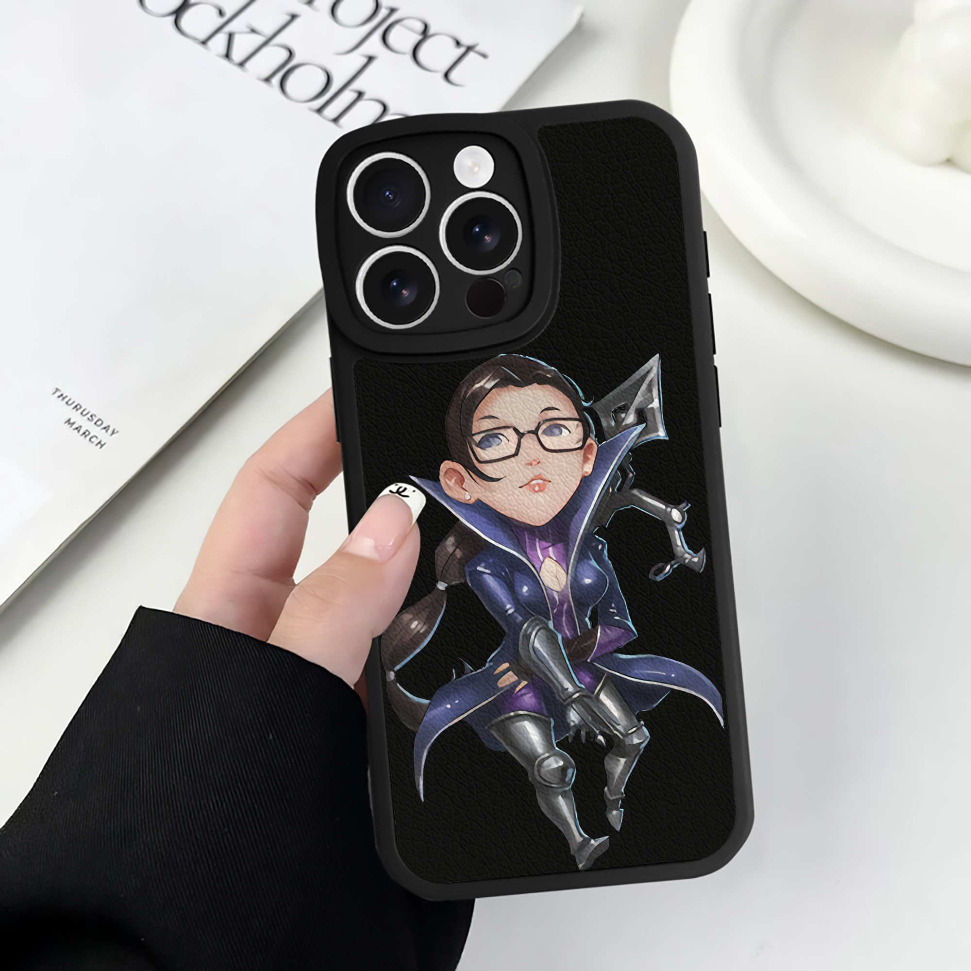 リーグ・オブ・レジェンド League of Legends LOL 【iPhone 16シリーズ対応】シリコンスマホケース（レザー調） 材質：シリコン